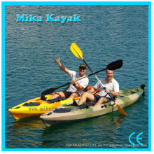 Profesional sentarse en el mejor pedal Kayak de pesca con timón